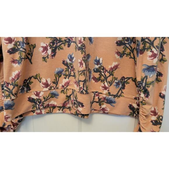 Iz Byer Women's Multicolored Print Long Sleeve Shirt Size Large - Picture 10 of 11